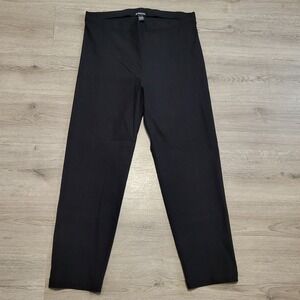 FRANNE GOLDE Black Classic 28 Fit Stretch Dress Pants Fitted Women's Size 20